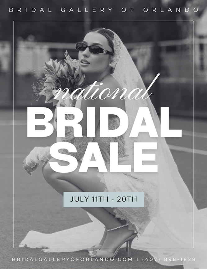 National Bridal Sale - Bridal Gallery of Orlando